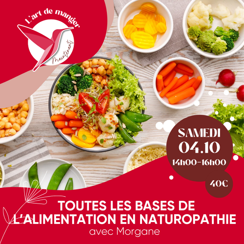 Événement Atelier Alimentation Simple et Saine - Par Morgane Lacombe