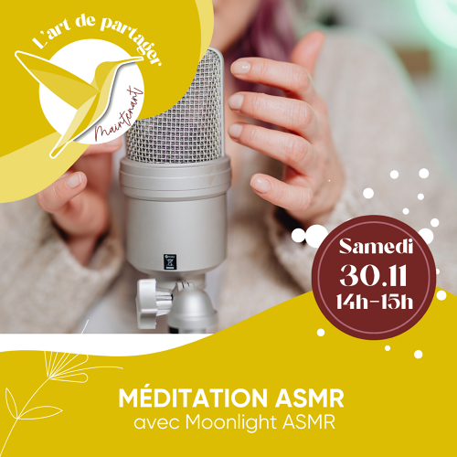 Événement Atelier Méditation ASMR - Par Moonlight ASMR