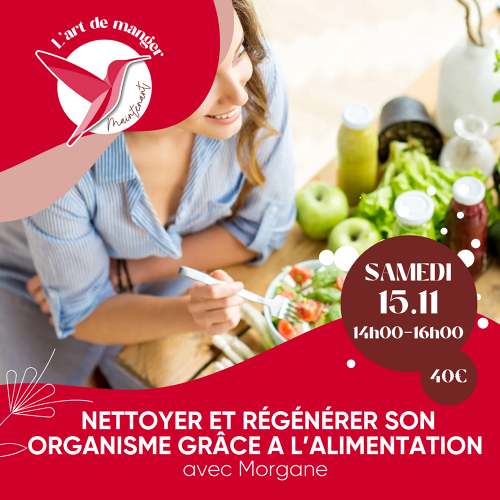 Événement Atelier Alimentation Simple et Saine - Par Morgane Lacombe