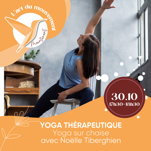 Événement Expérience Yoga Thérapeutique - Yoga sur chaise - Noëlle Tiberghien