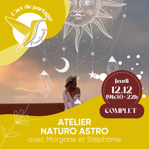 Événement Atelier Naturo Astro - Par Morgane et Stéphanie