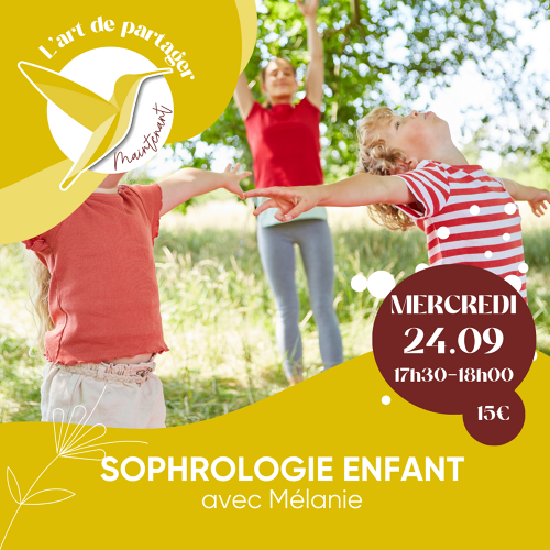Événement Atelier Sophrologie enfant  - avec Mélanie