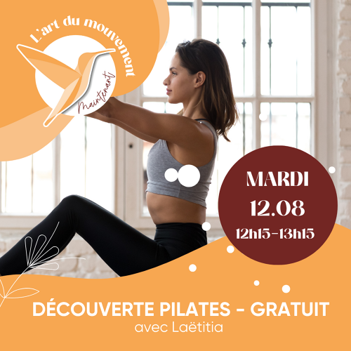 L'Art de Vivre Maintenant | Découverte Pilates - Gratuit - avec Laetitia 