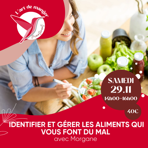 Événement Atelier Alimentation Simple et Saine - Par Morgane Lacombe