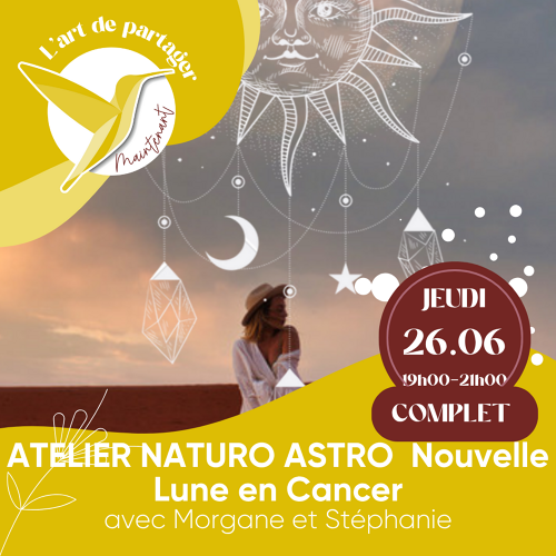 Événement Atelier Naturo Astro - Par Stéphanie et Morgane