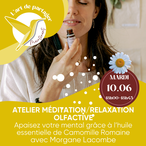L'Art de Vivre Maintenant | Méditation olfactive - Par Morgane Lacombe