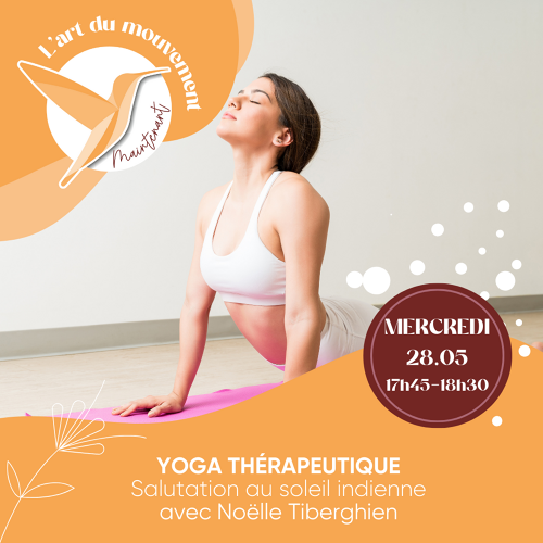 Événement Yoga thérapeutique - Salutations au soleil Indiennes - Par Noelle Tiberghien 