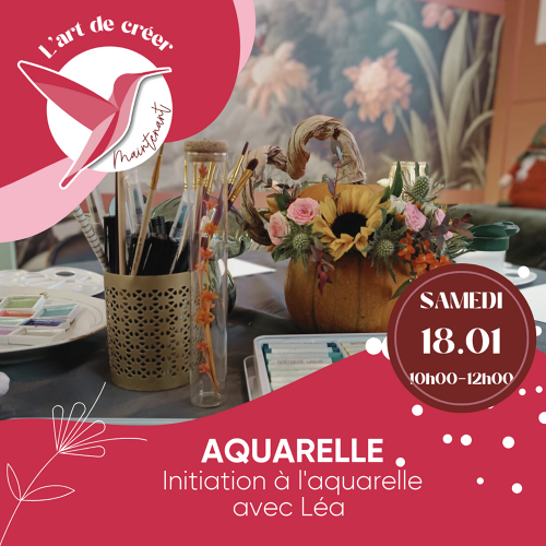 Événement Atelier aquarelle 