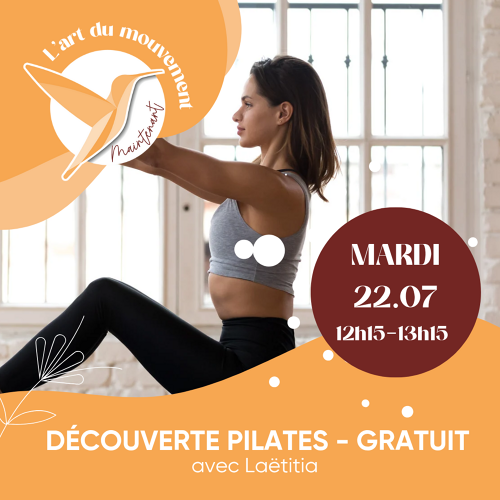L'Art de Vivre Maintenant | Découverte Pilates - Gratuit - avec Laetitia 