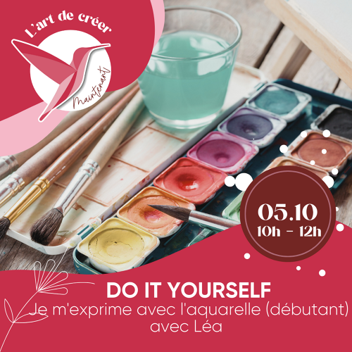 Événement Atelier DIY Aquarelle - Par Léa Mazières