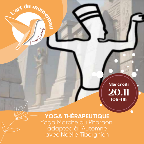 Événement Expérience Yoga - Marche du Pharaon adaptée à l’automne - Par Noëlle Tiberghien