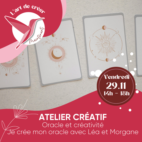 Événement Atelier créatif - Je crée mon oracle - Par Léa et Morgane