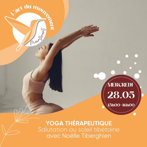 Événement Yoga thérapeutique - Yoga salutation au soleil tibétaine - Par Noelle Tiberghien 