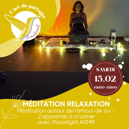 L'Art de Vivre Maintenant | Médiation Relaxation - J'apprends à m'aimer- Par Moonlight ASMR