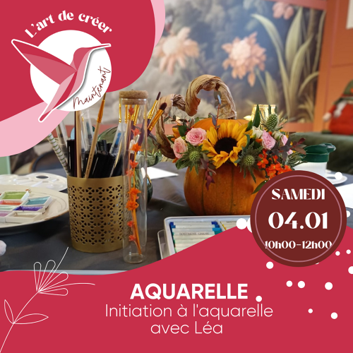 Événement Atelier aquarelle 