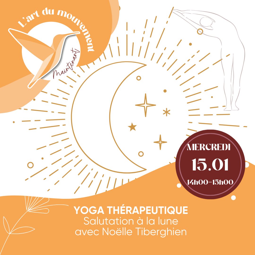 Événement Yoga thérapeutique - Salutation à la lune - Par Noelle Tiberghien 