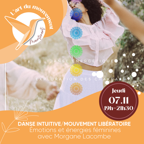 Événement Atelier danse intuitive/mouvement libératoire - Par Morgane Lacombe