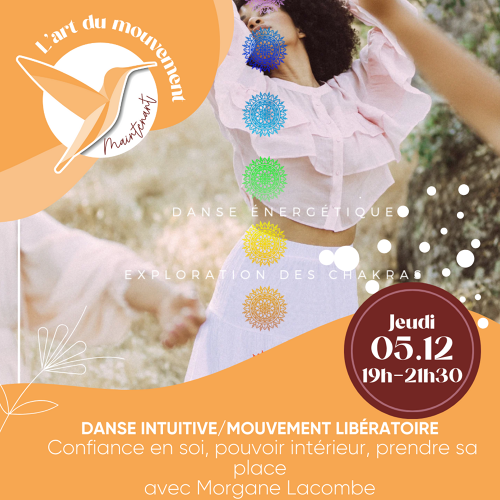 Événement Atelier danse intuitive/mouvement libératoire - Par Morgane Lacombe