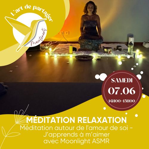 L'Art de Vivre Maintenant | Médiation Relaxation - J'apprends à m'aimer- Par Moonlight ASMR