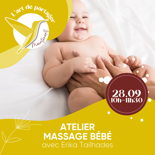 Événement Atelier Massage bébé - Par Érika Tailhades