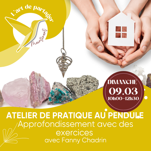 Événement Atelier de pratique au pendule - Par Fanny Chadrin