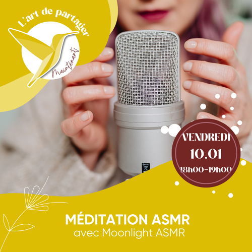 Événement Atelier Méditation ASMR - Par Moonlight ASMR